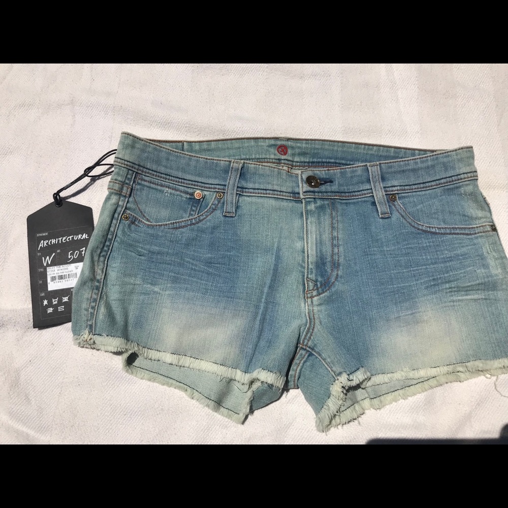 Denim shorts